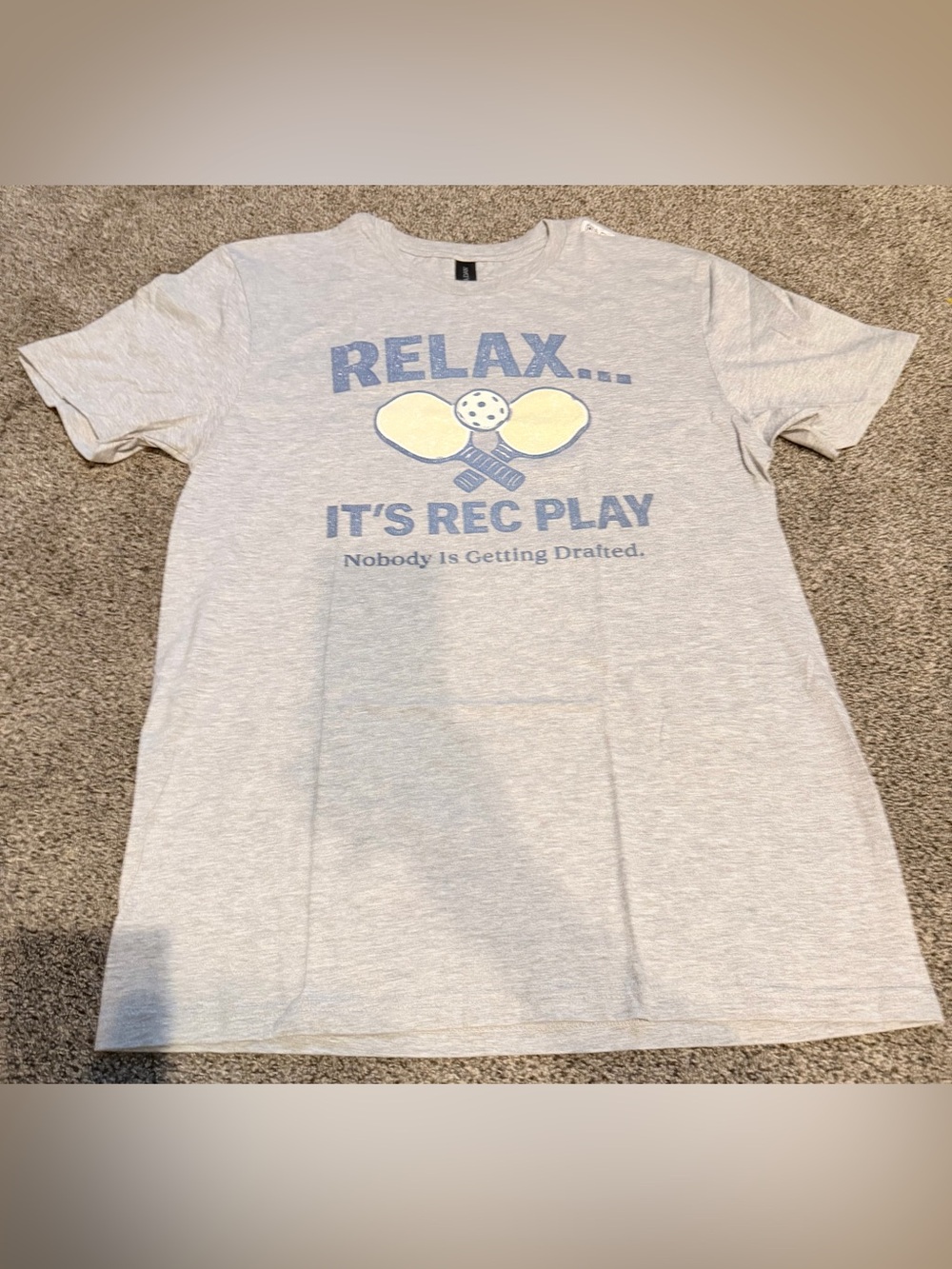 Gildan Heather Gray Its Rec Play TShirt